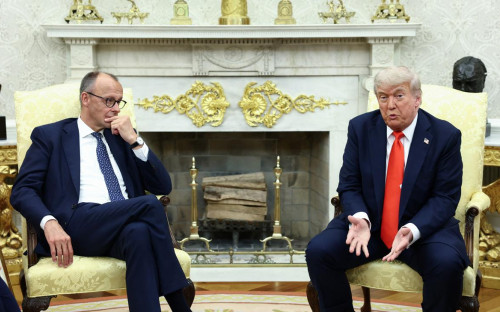 Фридрих Мерц и Дональд Трамп
