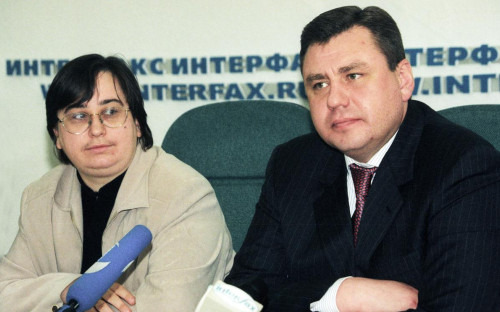 Михаил Трушин (справа) в 2004 году