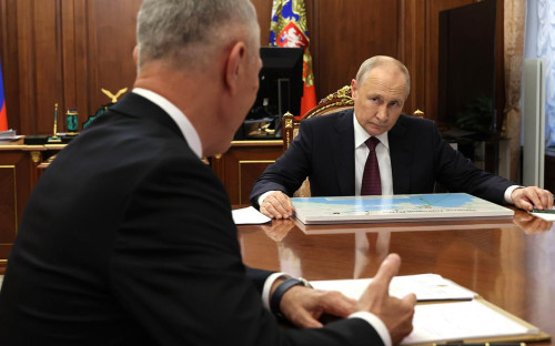 Владимир Сальдо и Владимир Путин