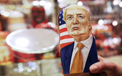 Матрешка с&nbsp;изображением Дональда Трампа


