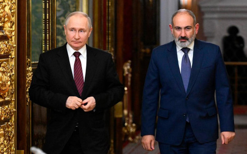 <p>Владимир Путин и Никол Пашинян</p>