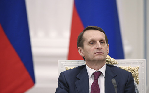 Председатель Госдумы РФ Сергей Нарышкин