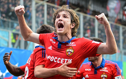 Защитник московского ЦСКА Марио Фернандес


