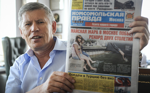 Главный редактор газеты "Комсомольская правда" Владимир Сунгоркин