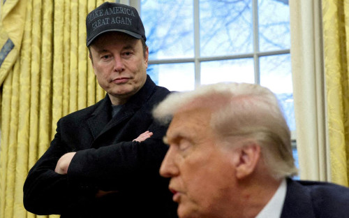 Илон Маск и Дональд Трамп