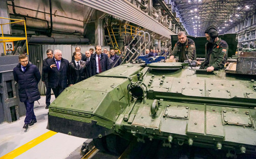 Дмитрий Медведев на Уралвагонзаводе
