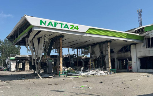 Последствия взрыва на автозаправке в Махачкале,&nbsp;14 августа 2023 г.