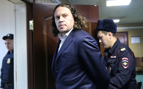 Бизнесмен Сергей Полонский в&nbsp;Пресненском суде. 8 декабря 2016 года


