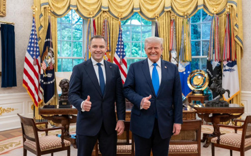 Кароль Навроцкий и Дональд Трамп