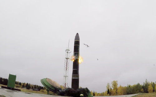 Учебно-боевой пуск баллистической ракеты &quot;Тополь-М&quot;