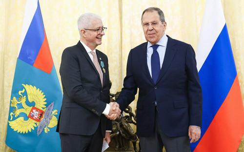Эммануэль Киде и&nbsp;Сергей Лавров