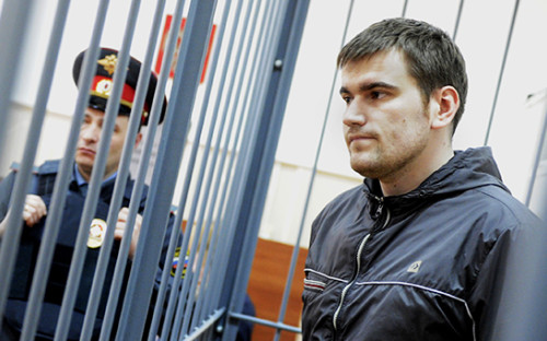 Осужденный по&nbsp;&laquo;болотному делу&raquo; Алексей Гаскаров в&nbsp;Басманном суде. Март 2013 года


