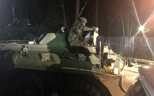 Спецоперация по&nbsp;задержанию стрелка в&nbsp;поселке Кратово