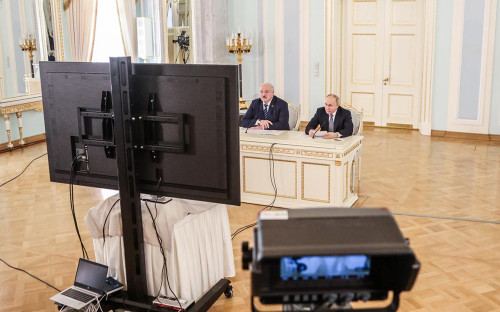 Александр Лукашенко и Владимир Путин