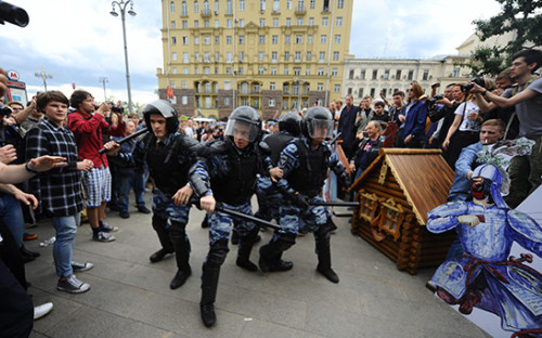 Акция оппозиции в&nbsp;Москве