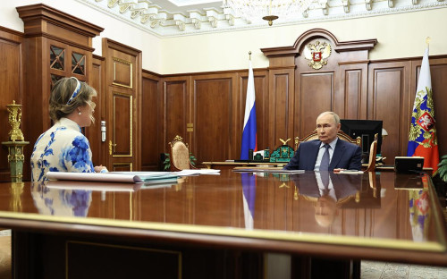 Владимир Путин и Мария Львова-Белова
