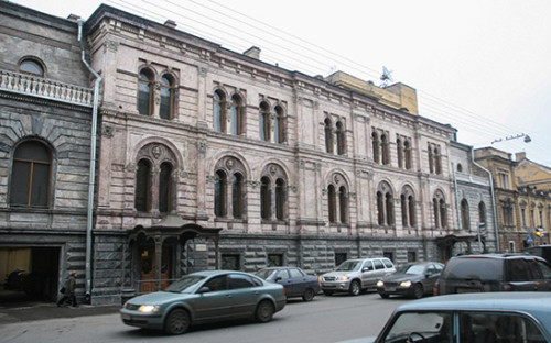 Вид на Европейский университет в&nbsp;Санкт-Петербурге


