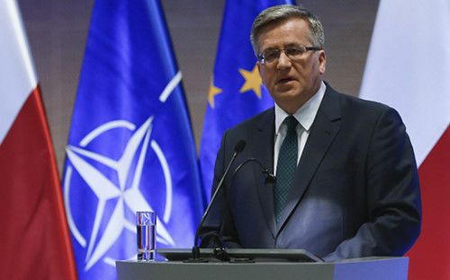 Президент Польши Бронислав Коморовский