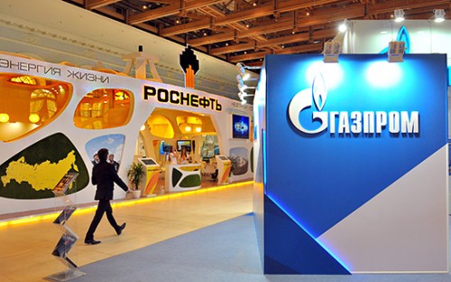 Стенды компаний &laquo;Роснефть&raquo; и&nbsp;&laquo;Газпром&raquo; на&nbsp;форуме &laquo;ТЭК России в&nbsp;XXI веке&raquo;