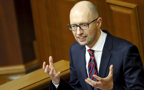 Глава украинского правительства Арсений Яценюк