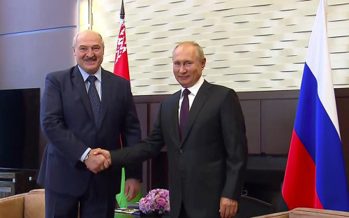 Александр Лукашенко и Владимир Путин