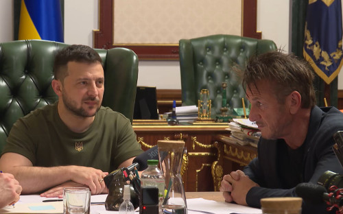 Встреча Владимира&nbsp;Зеленского с Шоном Пенном