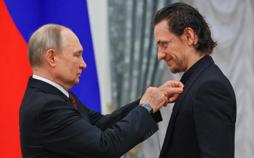 Владимир Путин и Сергей Полунин
