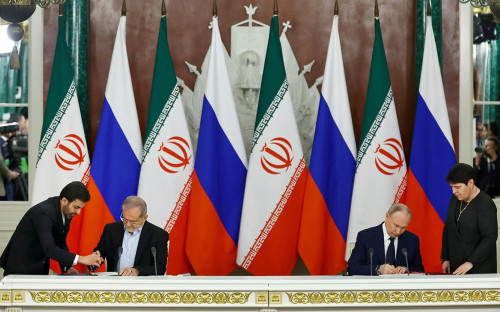 Масуд Пезешкиан и&nbsp;Владимир Путин