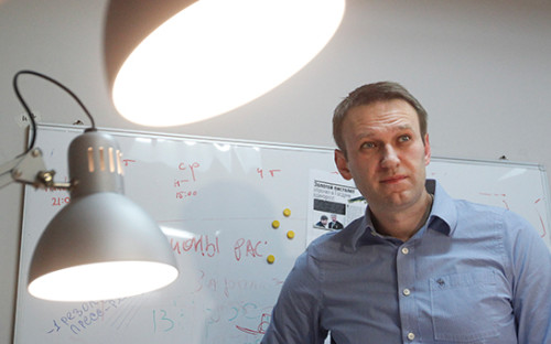 Оппозиционер Алексей Навальный


