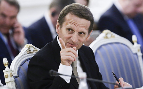 Спикер Госдумы Сергей Нарышкин