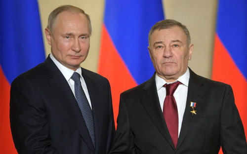 Владимир Путин и Аркадий Ротенберг