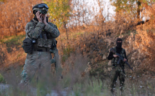 Украинские военнослужащие. Архив