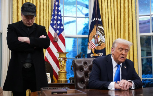 Илон Маск и Дональд Трамп