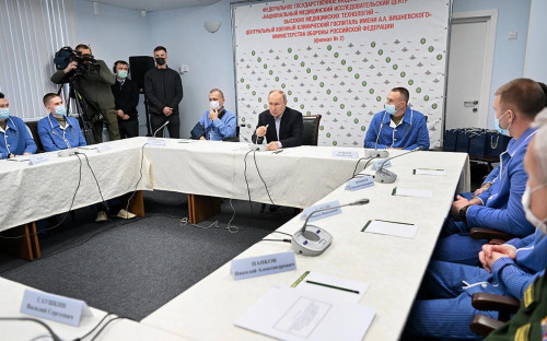 Владимир Путин на встрече&nbsp;с участниками СВО