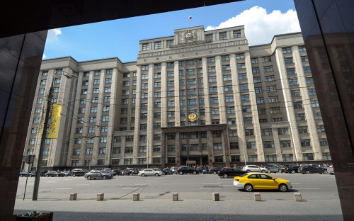 Вид на здание Государственной думы России