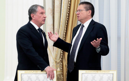 Игорь Сечин и Алексей Улюкаев