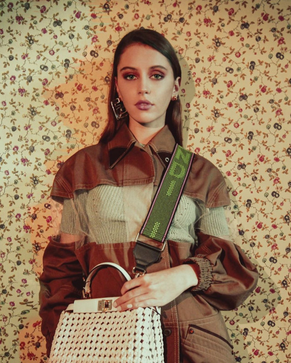 Айрис Лоу в рекламной кампании&nbsp;Fendi&nbsp;Peekaboo