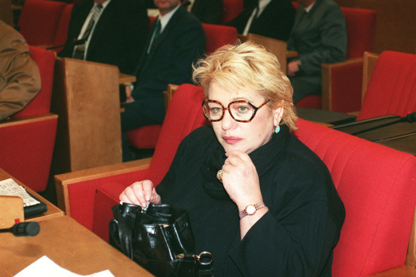 Галина Волчек в Госдуме, 1996 год