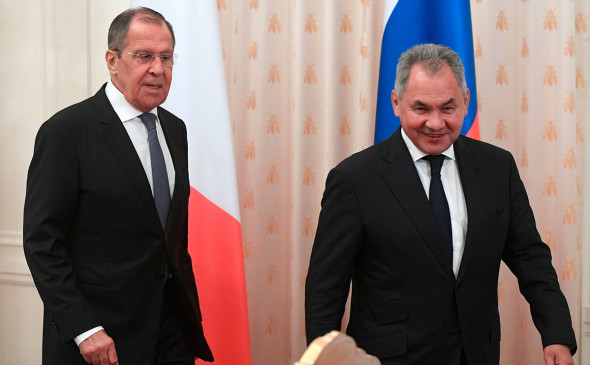 Сергей Лавров (слева) и Сергей Шойгу