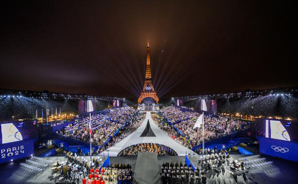 Как в Париже прошла церемония открытия Олимпийских игр. Фоторепортаж