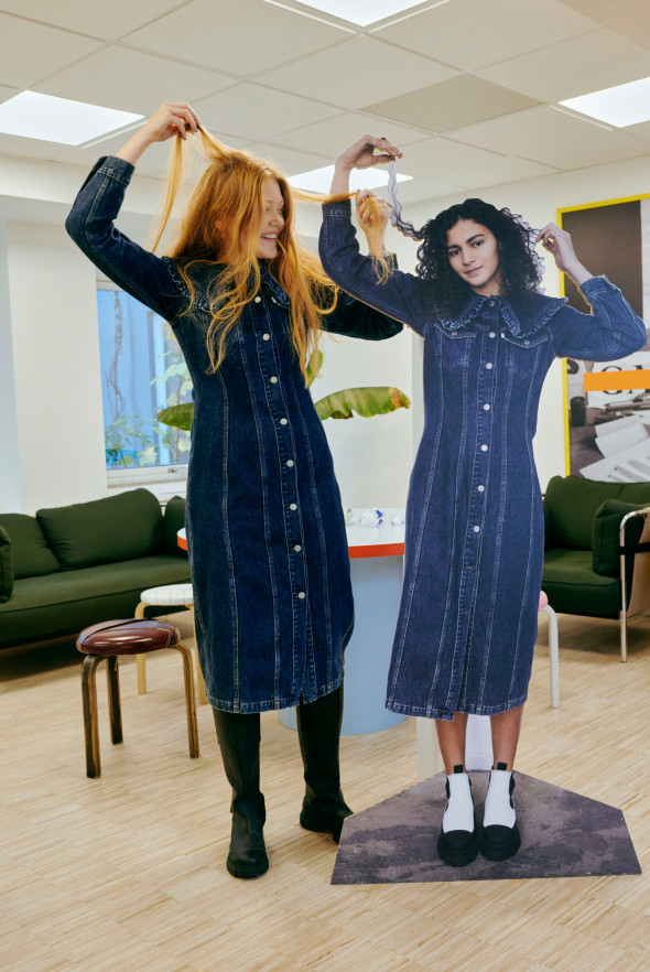 Коллаборация Ganni X Levi&#39;s