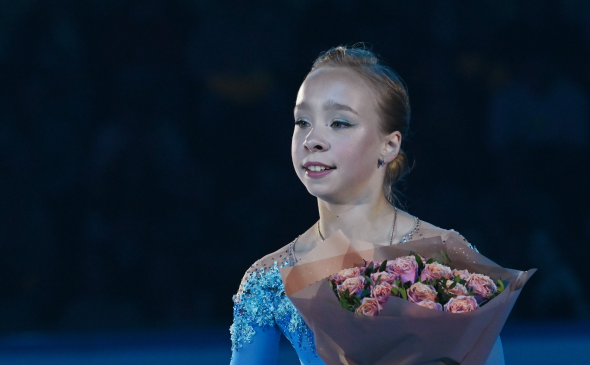 Двоеглазова поспорила с мамой на мытье унитаза перед финалом Гран-при