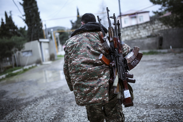 Военнослужащие армии самопровозглашенной Республики Нагорный Карабах
