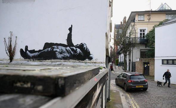 Бэнкси показал новое граффити