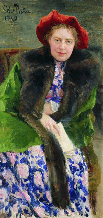 И.Е. Репин. «Портрет Н.Б. Нордман-Северовои»̆, 1909