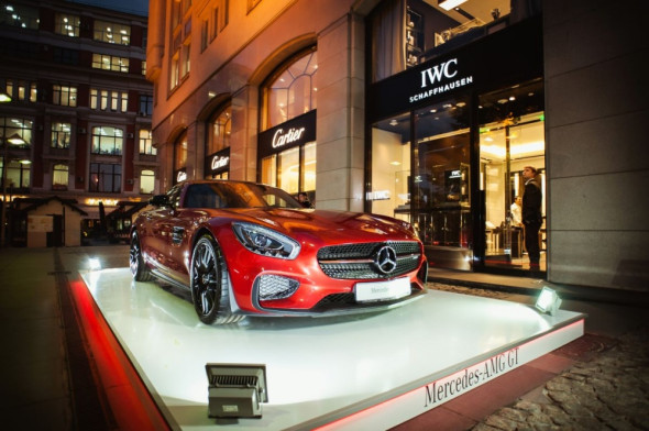 Pre-party «Формулы-1» в часовом бутике IWC