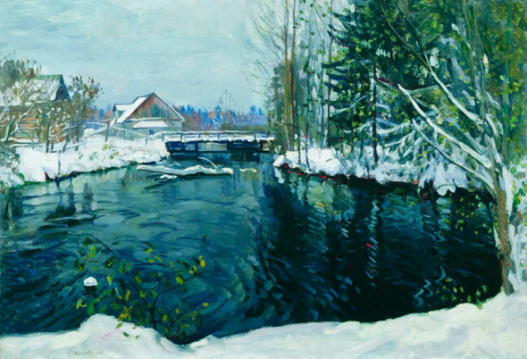 «Первый снег», Станислав Жуковский