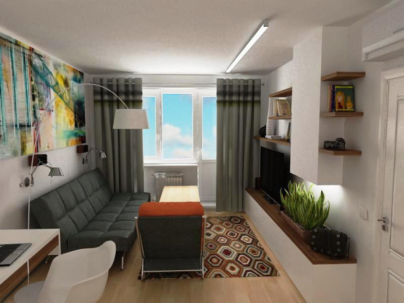 Дизайн двухкомнатной квартиры 50 кв. м (52 фото): проект интерьера маленькой 2-комнатной квартиры