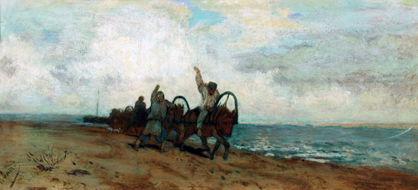 «Бурлаки», Исаак Левитан