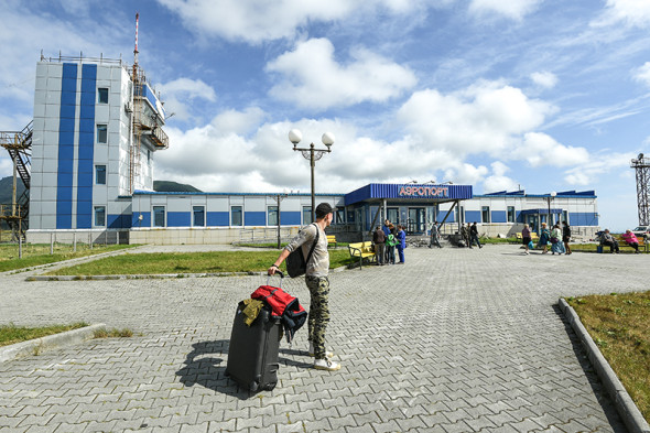 Аэропорт Южно-Курильск на острове Кунашир